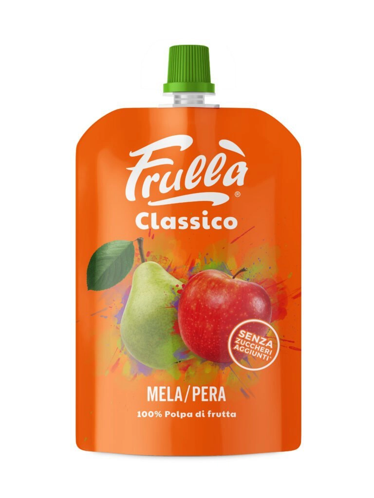 Frullà Classico - linea di frutta frullata - mela, pera e altri frutti