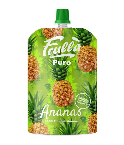 frullato di ananas in sacchetto