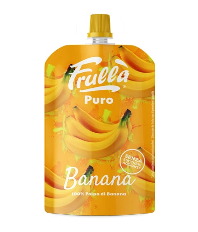 frullato di banana in sacchetto