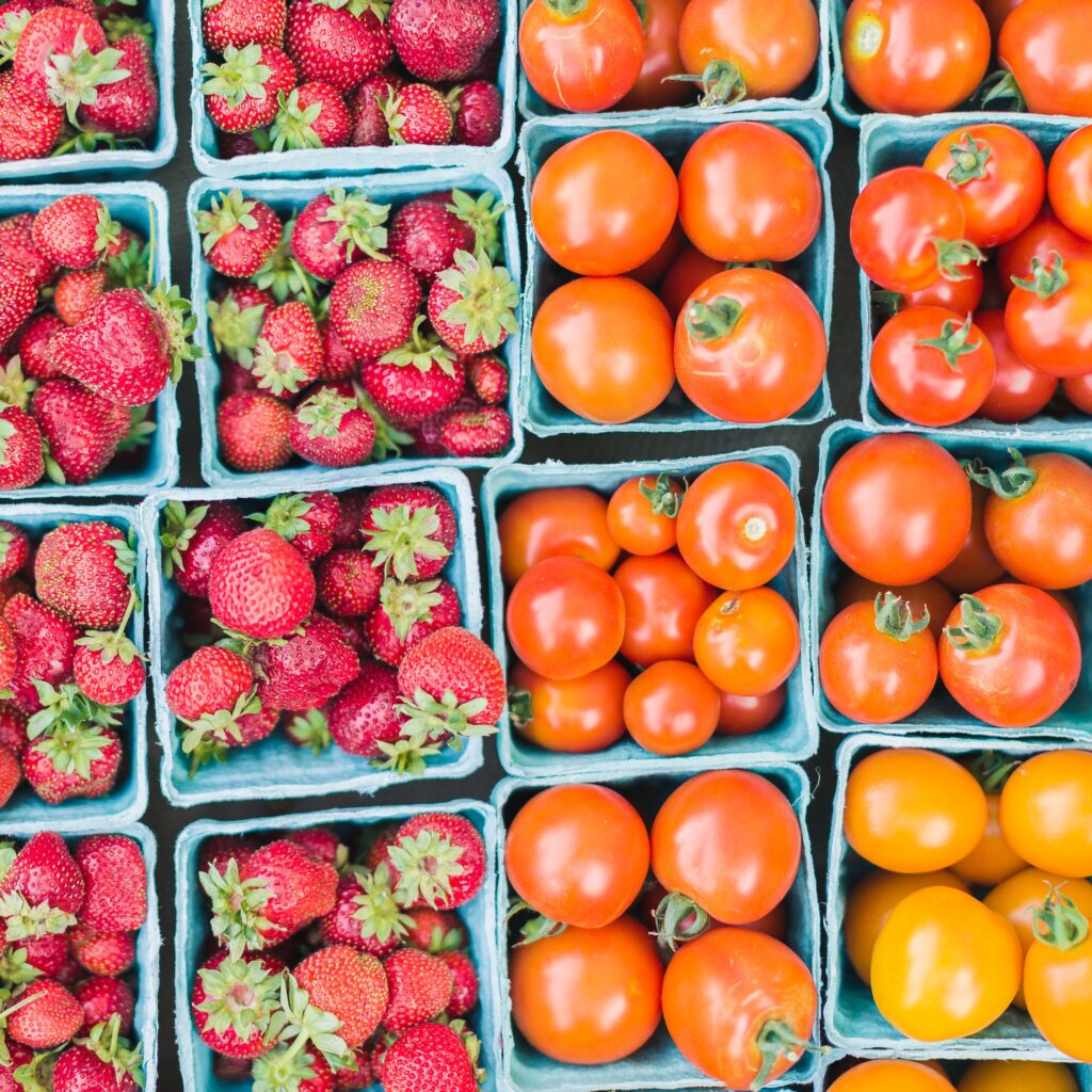 frutta e verdura pranzo fuori casa in ufficio